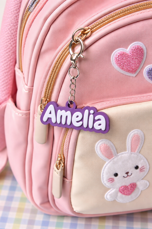 3D printed personalised Name keyring Keychain Any Colour Custom Text Keyring