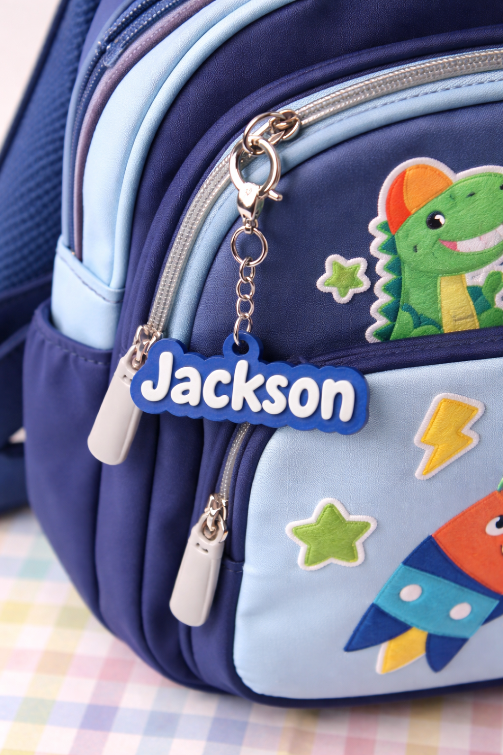 3D printed personalised Name keyring Keychain Any Colour Custom Text Keyring