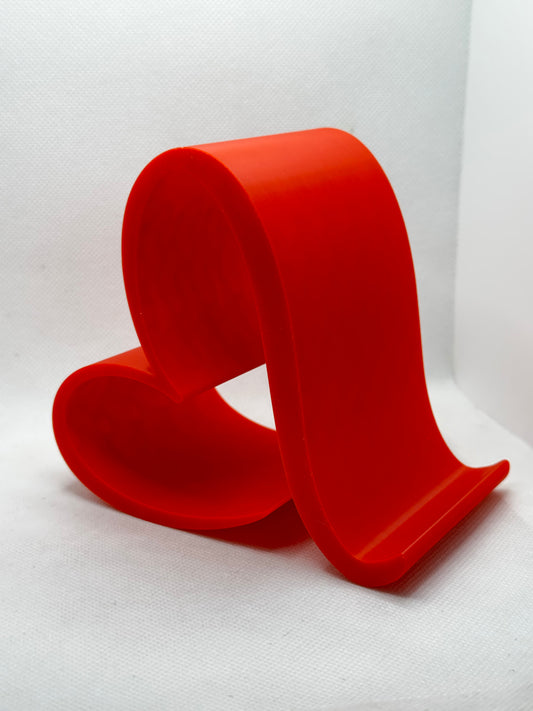 3D printed Stylish Red Love heart Phone Holder