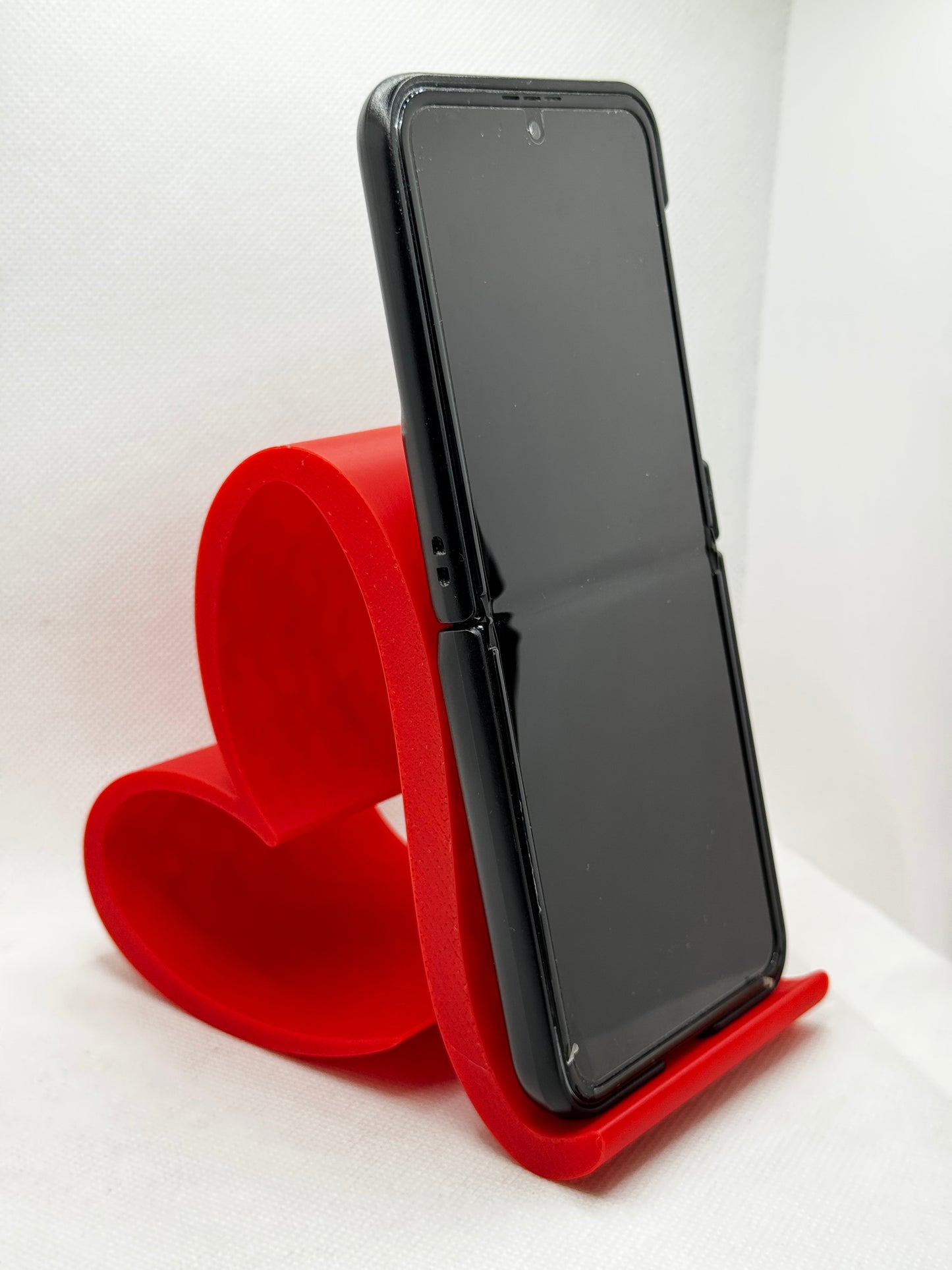3D printed Stylish Red Love heart Phone Holder