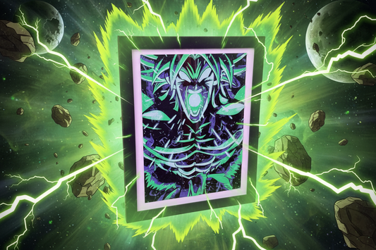 Broly Super Saiyan Rage – 3D Printed HueForge Wall Art