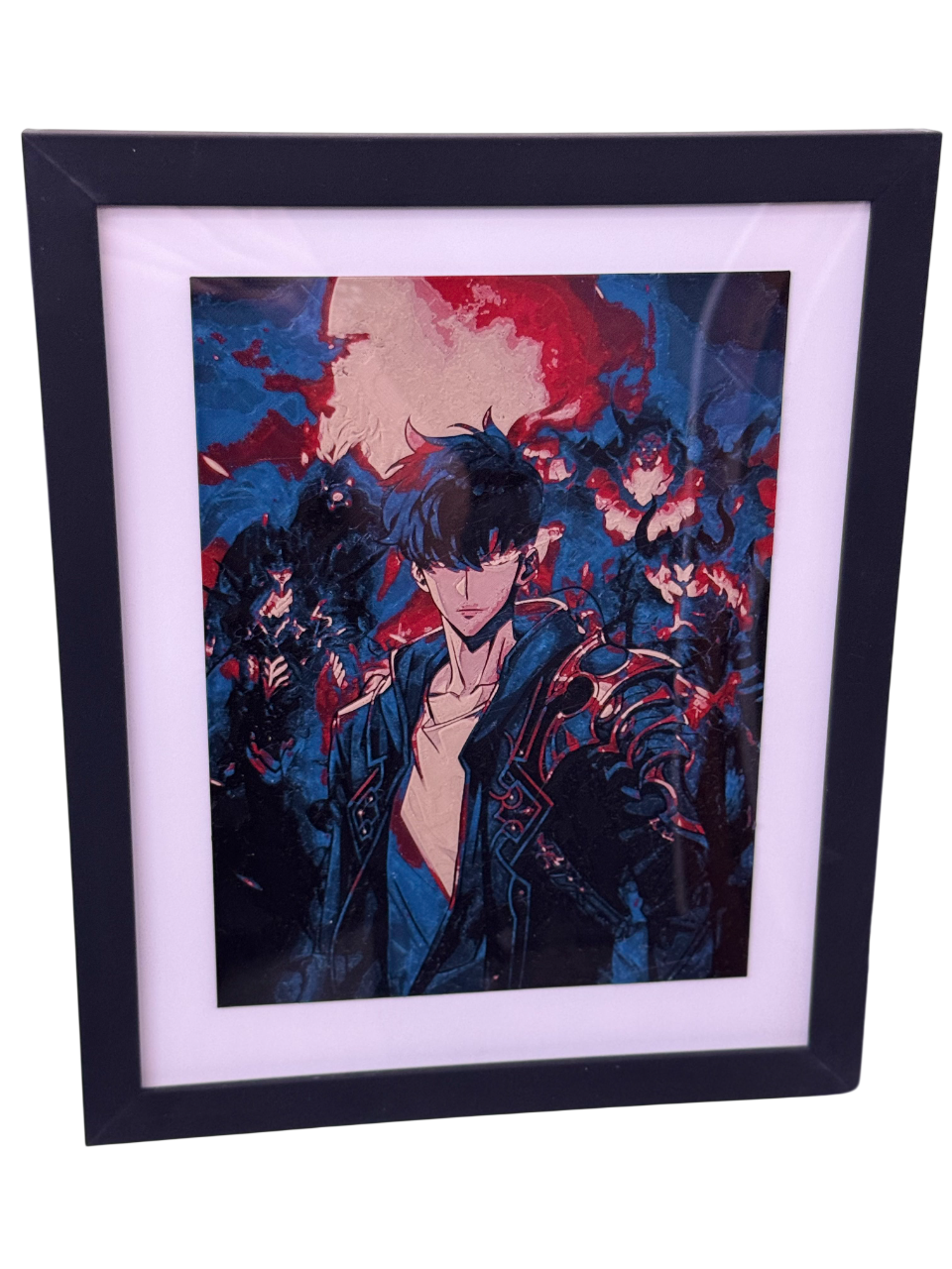 Solo Leveling Sung Jin-Woo 3D Printed HueForge Anime Wall Art