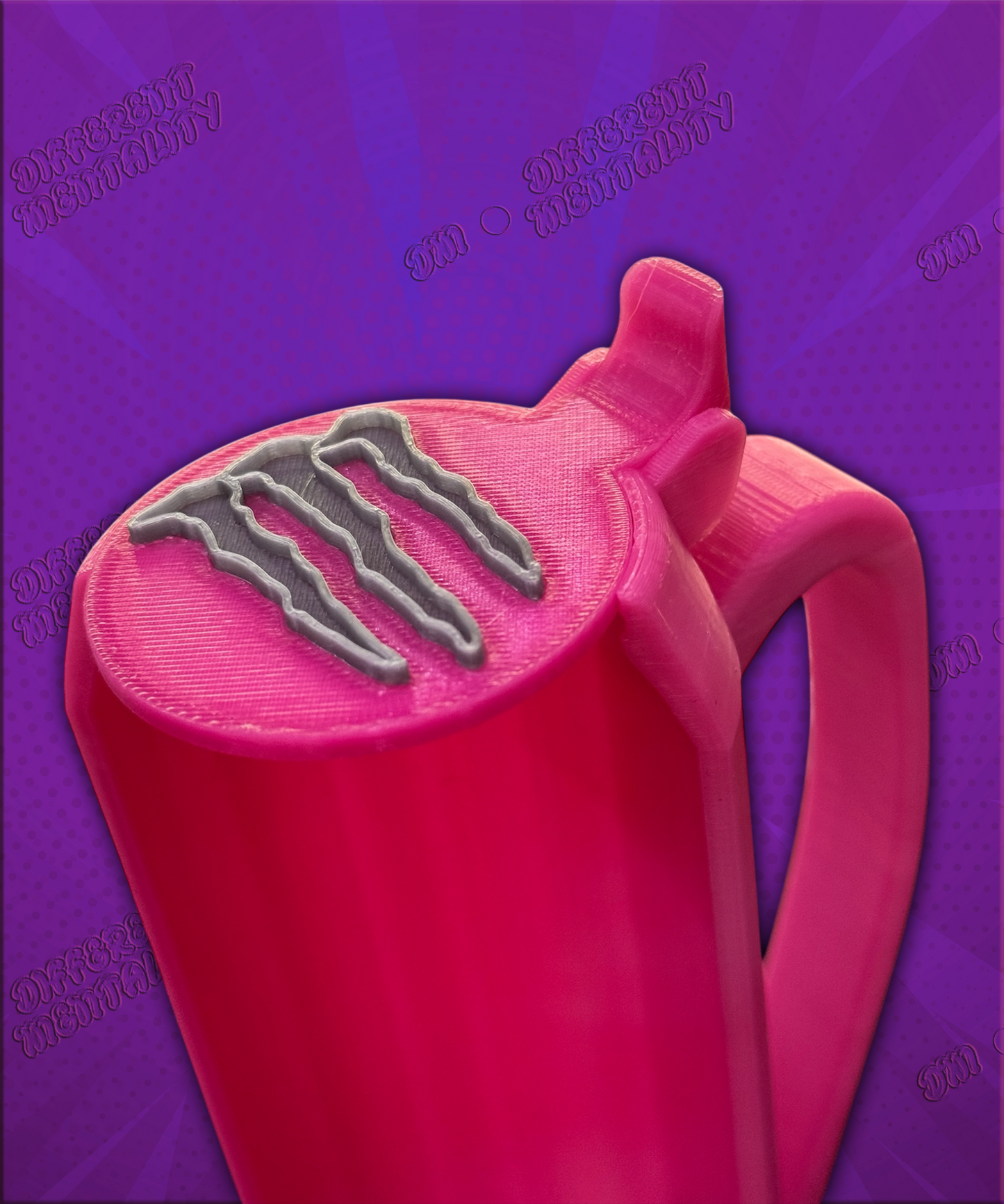 Monster AIO Holder - Handle + Lid All in One Design - Multiple Colours Available