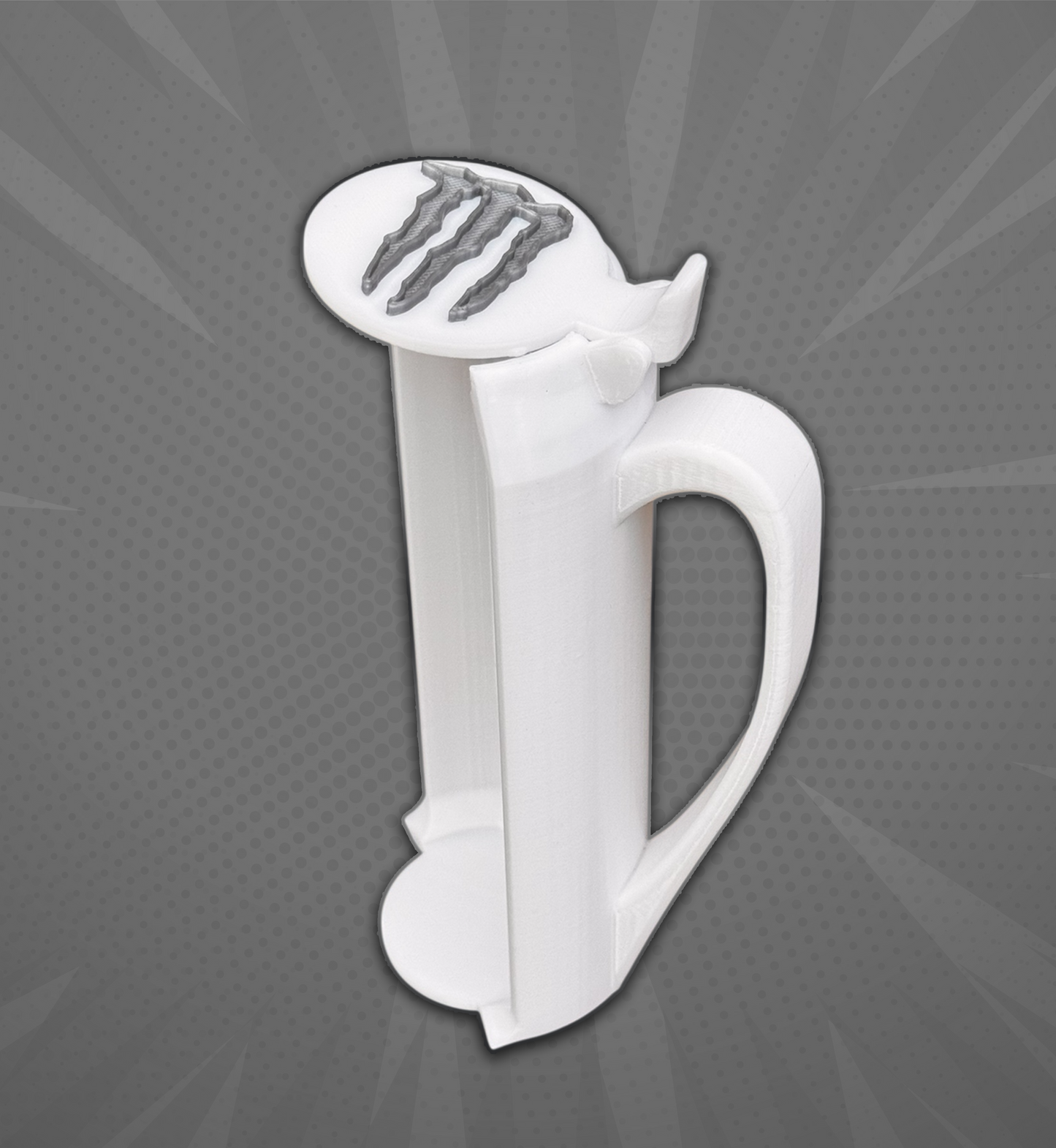 Monster AIO Holder - Handle + Lid All in One Design - Multiple Colours Available