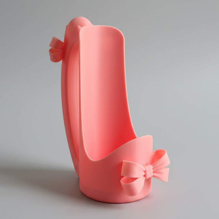 500ml Can Holder with Pink Bows – Reusable Cute Drink Sleeve & Can Cozy