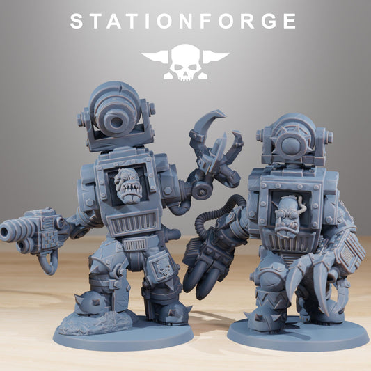 Station Forge Orkaz Steelbrutes Proxy 28mm minitures Ork Tabletop RPG Wargaming custom weapon choice now available