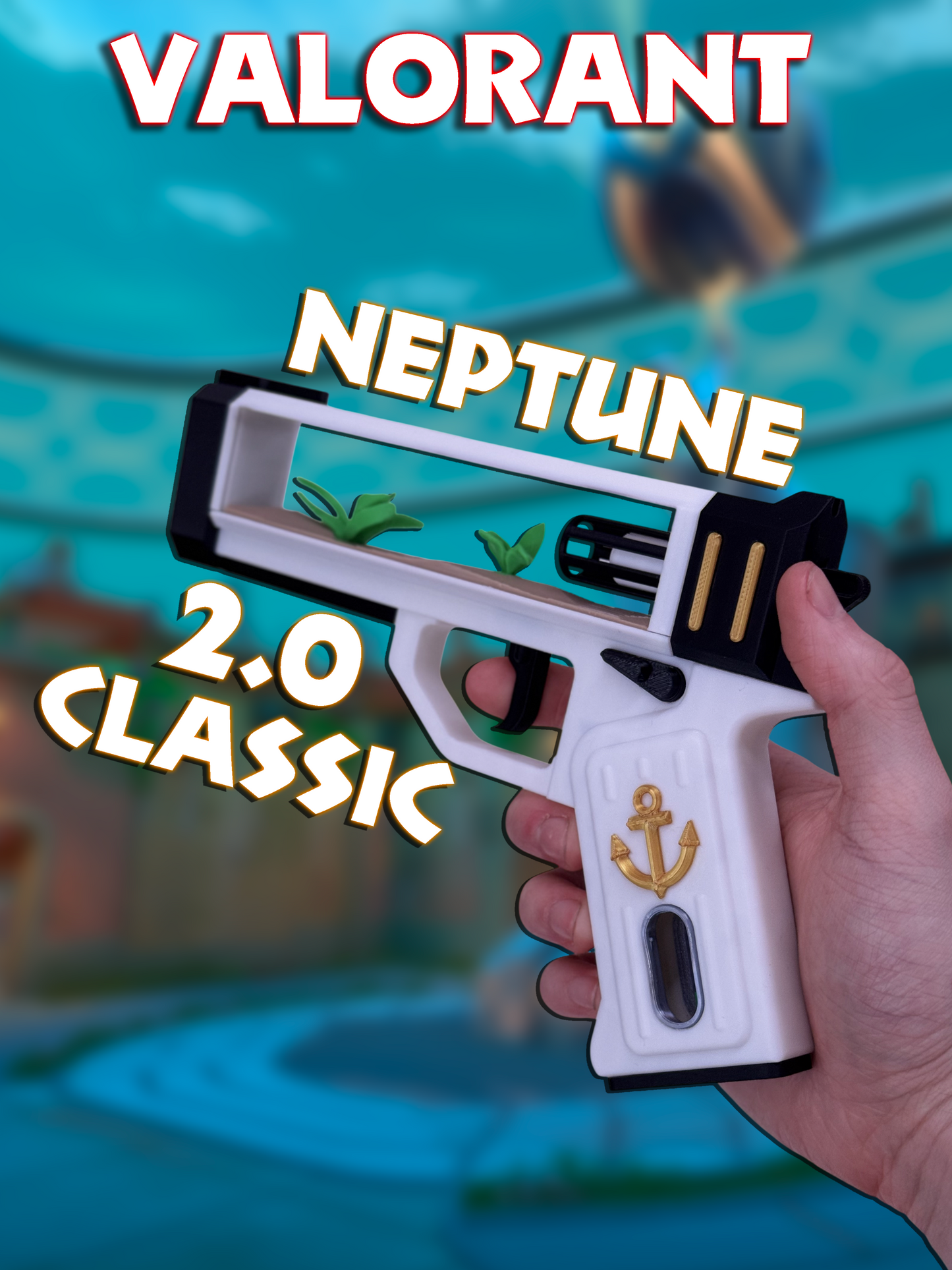 Valorant Neptune 2.0 Classic Cosplay Weapon Replica