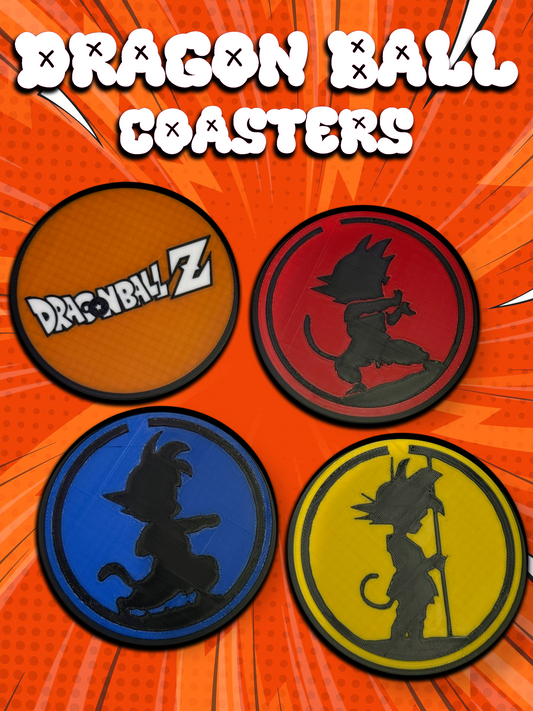 Dragon Ball Z Baby Goku 4 Pack Coasters