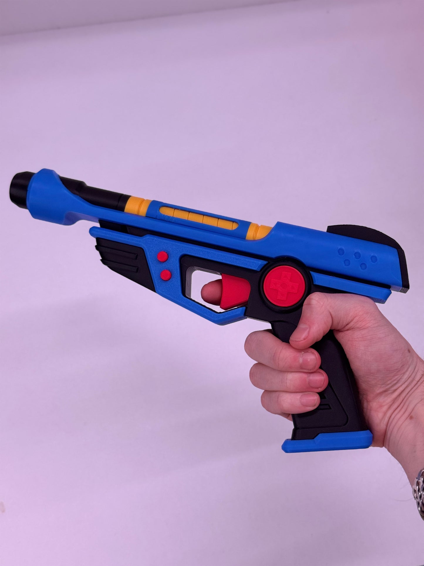 Valorant Arcade Ghost Blue Cosplay Weapon Detachable Silencer Moving Trigger