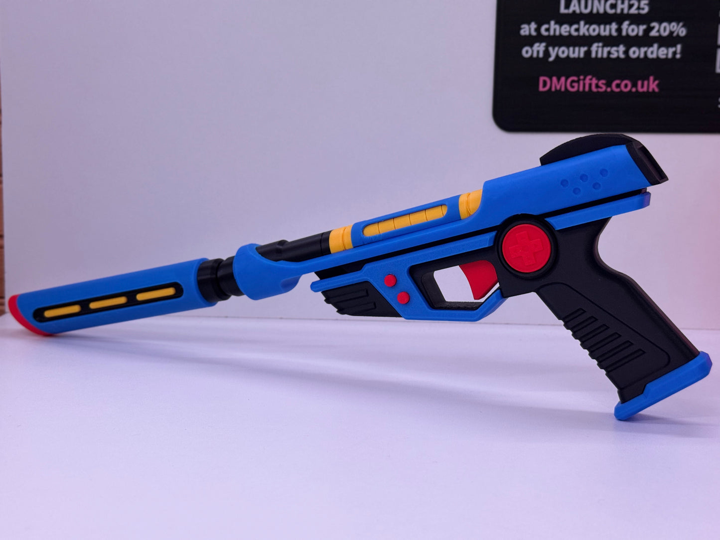Valorant Arcade Ghost Blue Cosplay Weapon Detachable Silencer Moving Trigger
