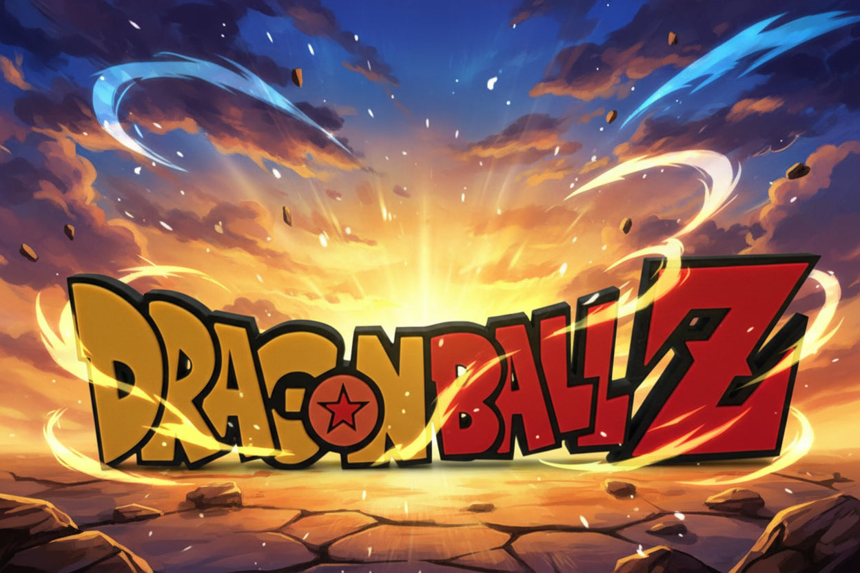 Dragon Ball Z logo on a white background