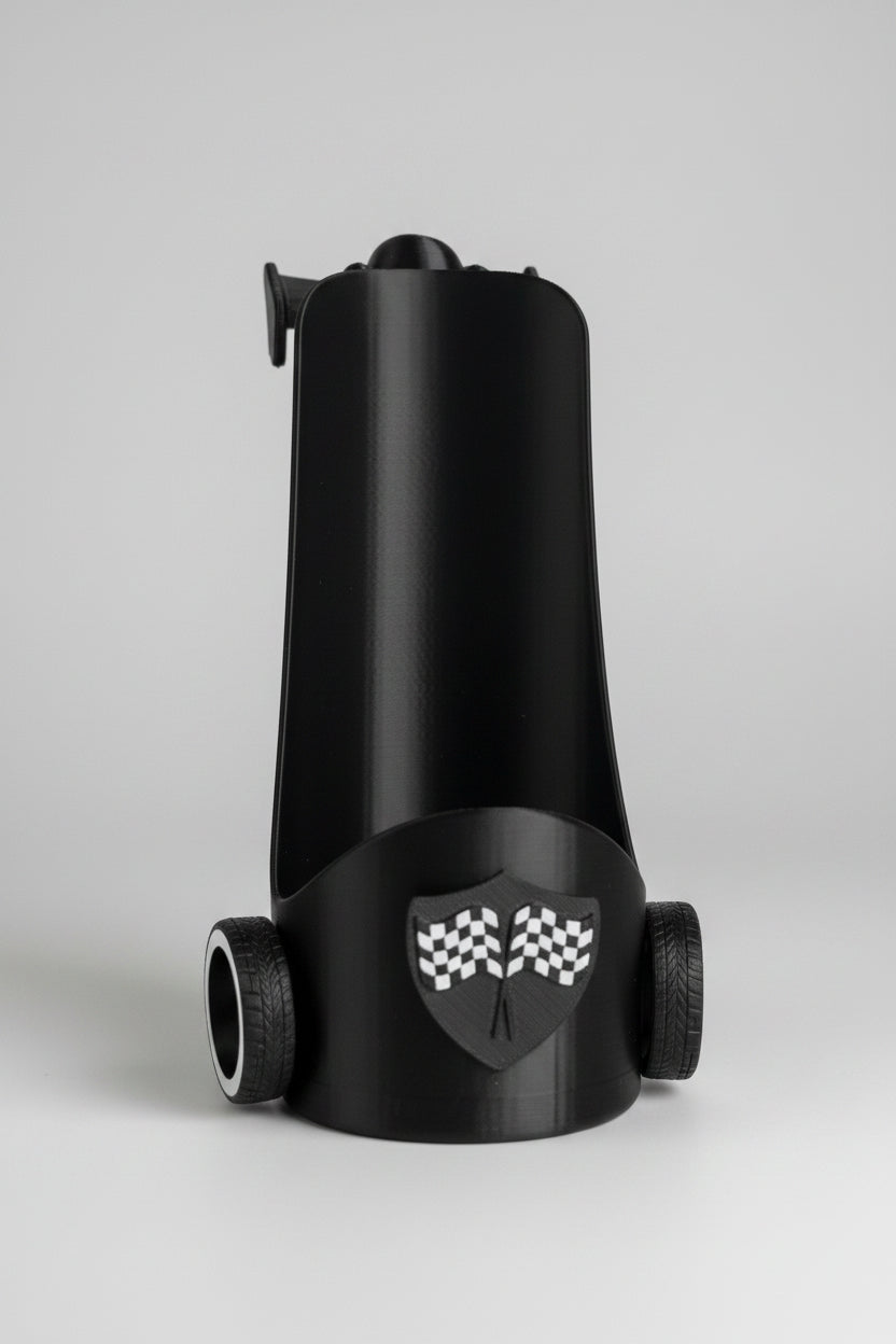 PitStop 500ml Racing-Themed 500ml Can Holder | Motorsport Inspired Desk & Garage Drink Holder | 3D Printed Beverage Caddy