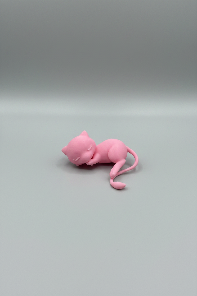 Sleeping Cat Monitor Topper | Cute Desk Decor | Computer Monitor Pet | Office Desk Accessory | Gift