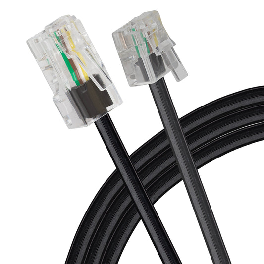 Maplin RJ11 to RJ45 ADSL Telephone Cable - Black, 3m