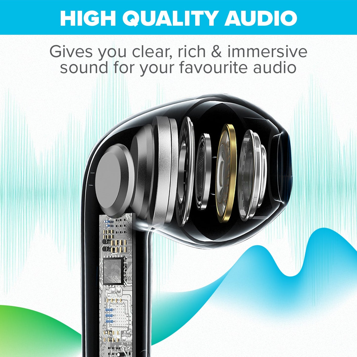 Maplin Wired USB-C Earbuds with Hands Free Calling & Volume Button - White