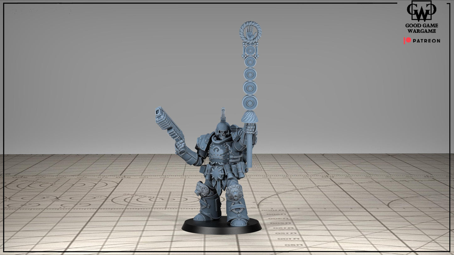 Tonantis Warrior HQ Thunder Warriors SQ Melee Unit by GGW (5 figures supplied) part built